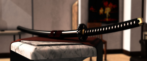 japanese dai-katana katana black 3d model - Black Dai-Katana.scn... by Polygon Pusher